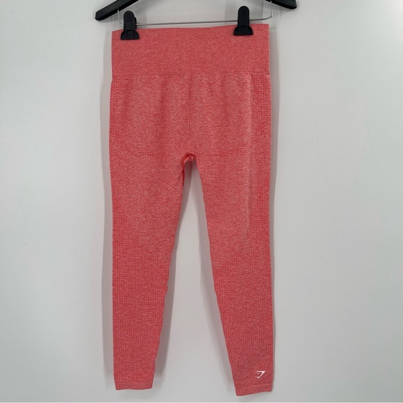 Gymshark Vital Seamless 2.0 Leggings in Orange Marl Size Medium - Picture 7 of 12